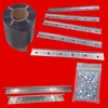 Singer Safety 12"Wx12'L Smooth Strip Door Kit- Covers 5Ft. Opening