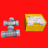Parker Hannifin 20 R50X-S Triple-Lok 37° Flare Straight Thread Run Tee Box of 2