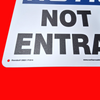 Northern Safety 29821 P1014 Notice Not An Entrance Safety Sign 10"x14", Plastic