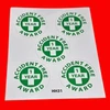1 YEAR ACCIDENT FREE AWARD Hard Hat Labels Card of 5 Labels