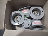 Pass and Seymour 4716-SS Turnlok Flanged Inlet, 15Amp, Gray Box of 5