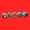 American Fittings Corp. CG18 1" Straight Metallic Cord Grip Connector- 5 Pack