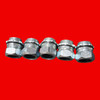 American Fittings Corp. CG18 1" Straight Metallic Cord Grip Connector- 5 Pack