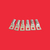 Panduit LCA500-58-6 Pan-Lug Copper 1 Hole Straight Tongue Compression Lug - 6pk