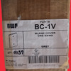 BWF BC-1V 1-Gang Weatherproof Blank Cover- Box of 37