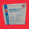 Basic WMPF 3002 Synthetic Vinyl Exam Gloves, Size Medium, Powder-Free, Latex-Free Box of 1,000