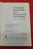 Standard Handbook for Mechanical Engineers Baumeister & Marks (1967)