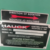 Hauck TBA Turbo Blower, XTBA10.0020-1TGDLTGXXXX01 w/ Hauck Filter-Silencer Attac