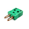 Thermocouple Male Plug, Standard,  2 Pin - J, K, N, R, S, T
