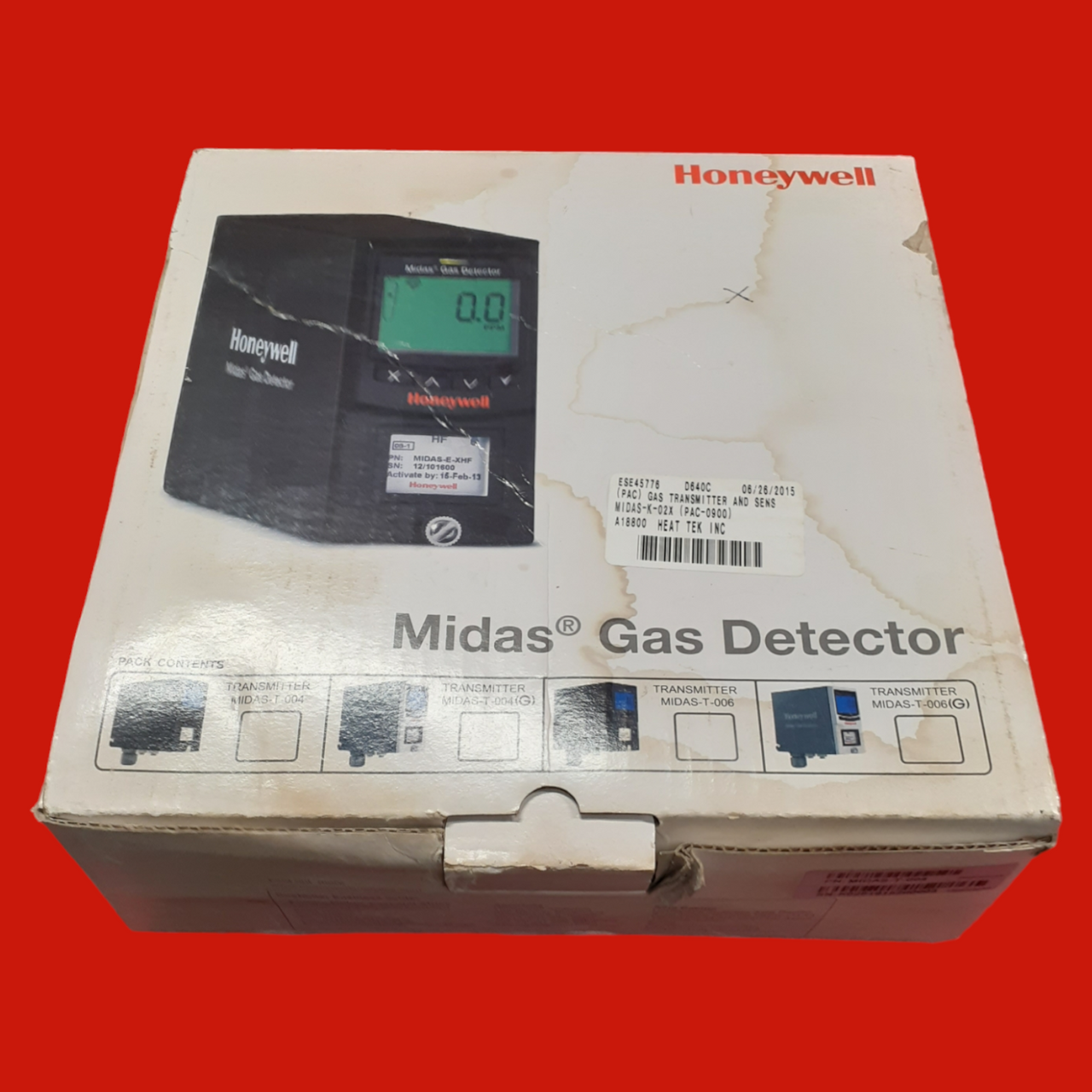 Honeywell Midas Gas Detector, MIDAS-T-004