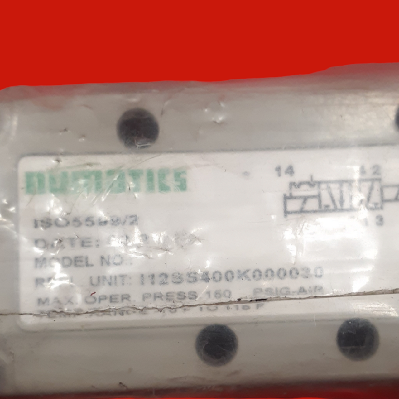 Numatics  I12SS400K000030 Solenoid Valve, 120v-ac 150psi