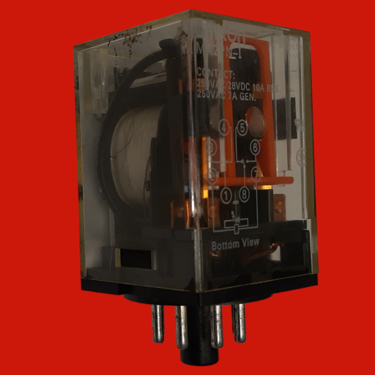 Omron 10A Plug-In Relay, MK2PN-5-I