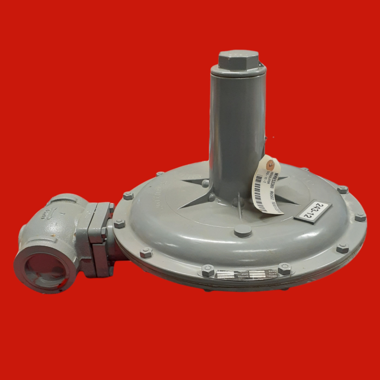 Sensus 243-12 Gas Regulator, Green Spring 6-14" WC