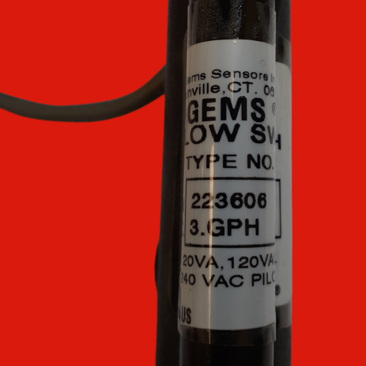Gems 223606 Type FS-4 Flow Switch