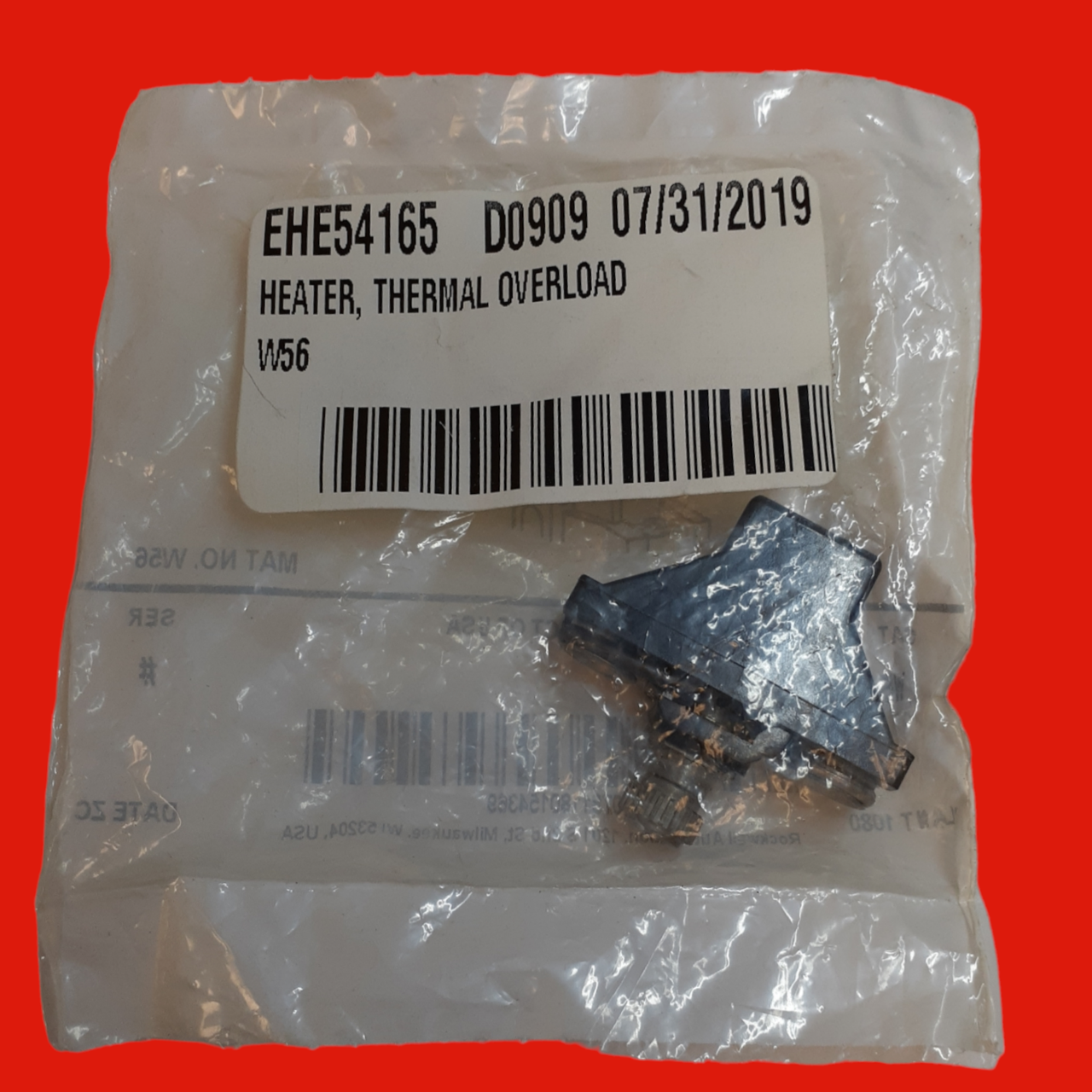 Allen Bradley W56 NEMA Overload Relay Heater Element