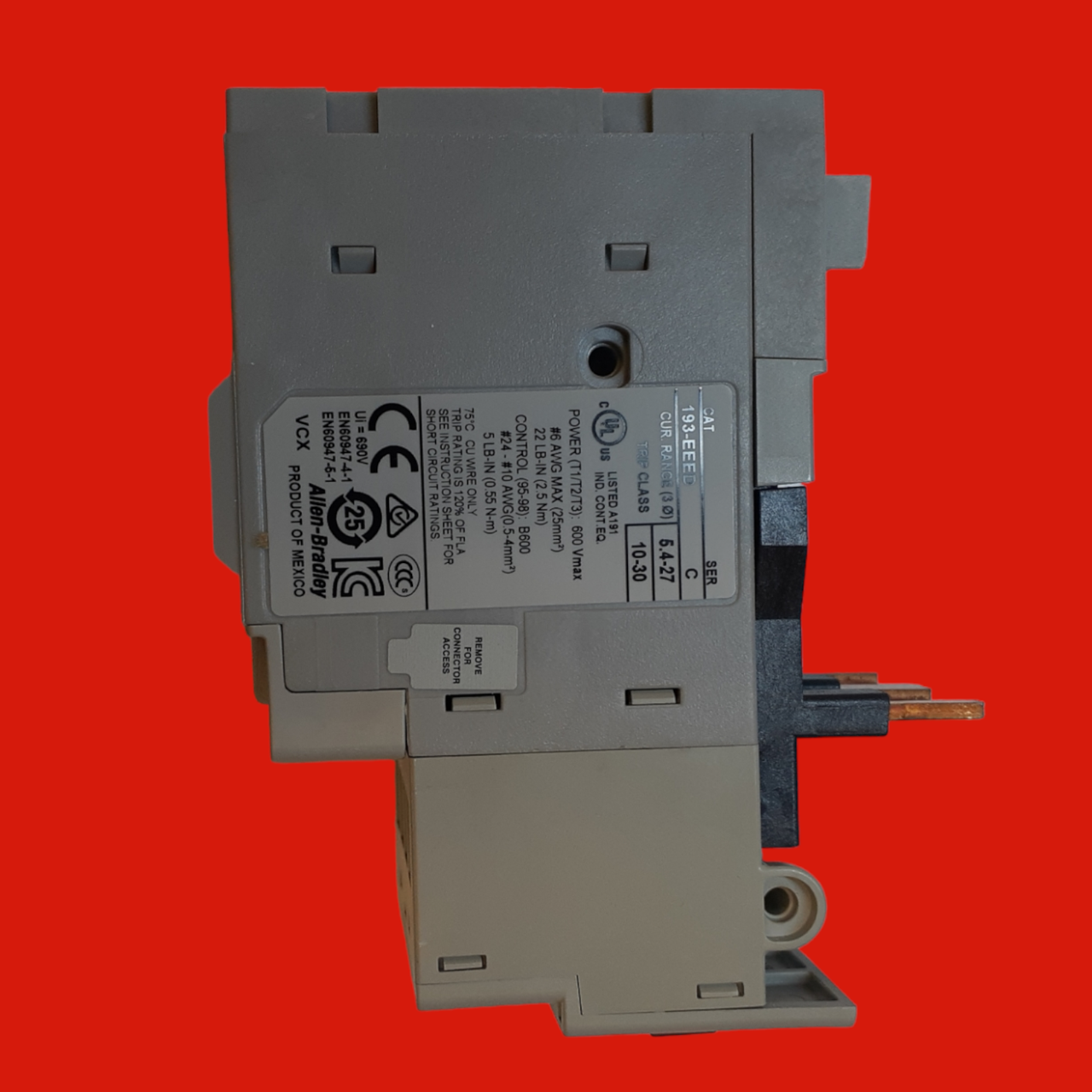 Allen Bradley 193-EEED Overload Relay, E1 PLUS