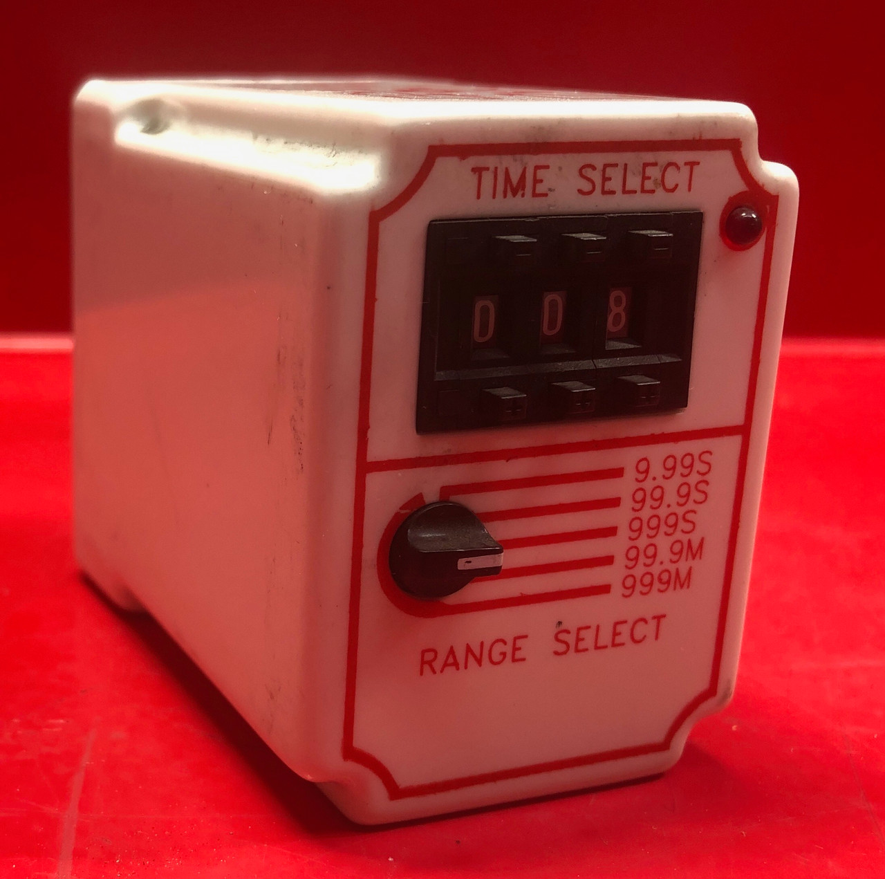 Dayton 6A854 Time Delay Relay -  120VAC/DC Coil, 10A Contact Amp Rating,  DPDT
