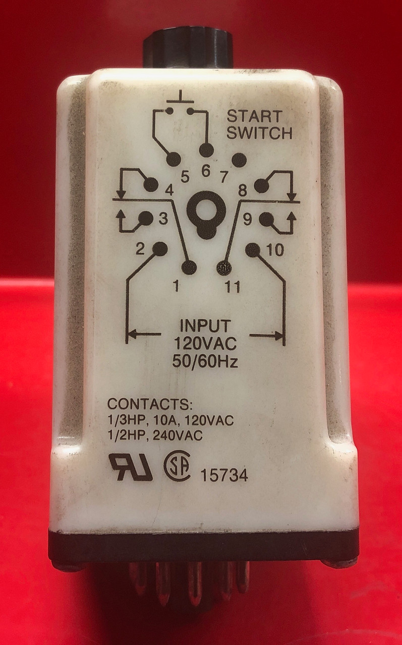 Dayton 6X-154G Time Delay Relay 1.8-180 SEC 120VAC