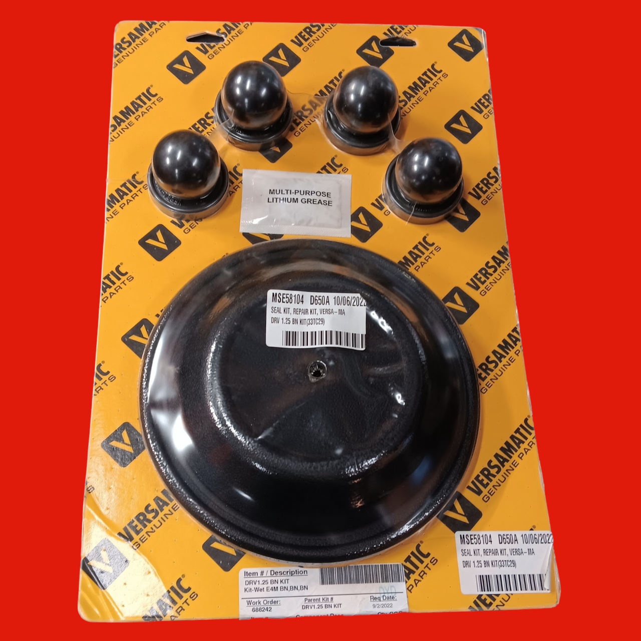 Versa-Matic DRV1.25 BN Kit, Kit-Wet E4M BN, BN, BN