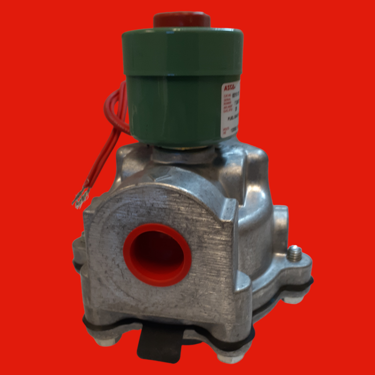 Asco 8215137 Aluminum Body 2-Way Solenoid Valve 3/4" Normally Open 0-25psi 120V