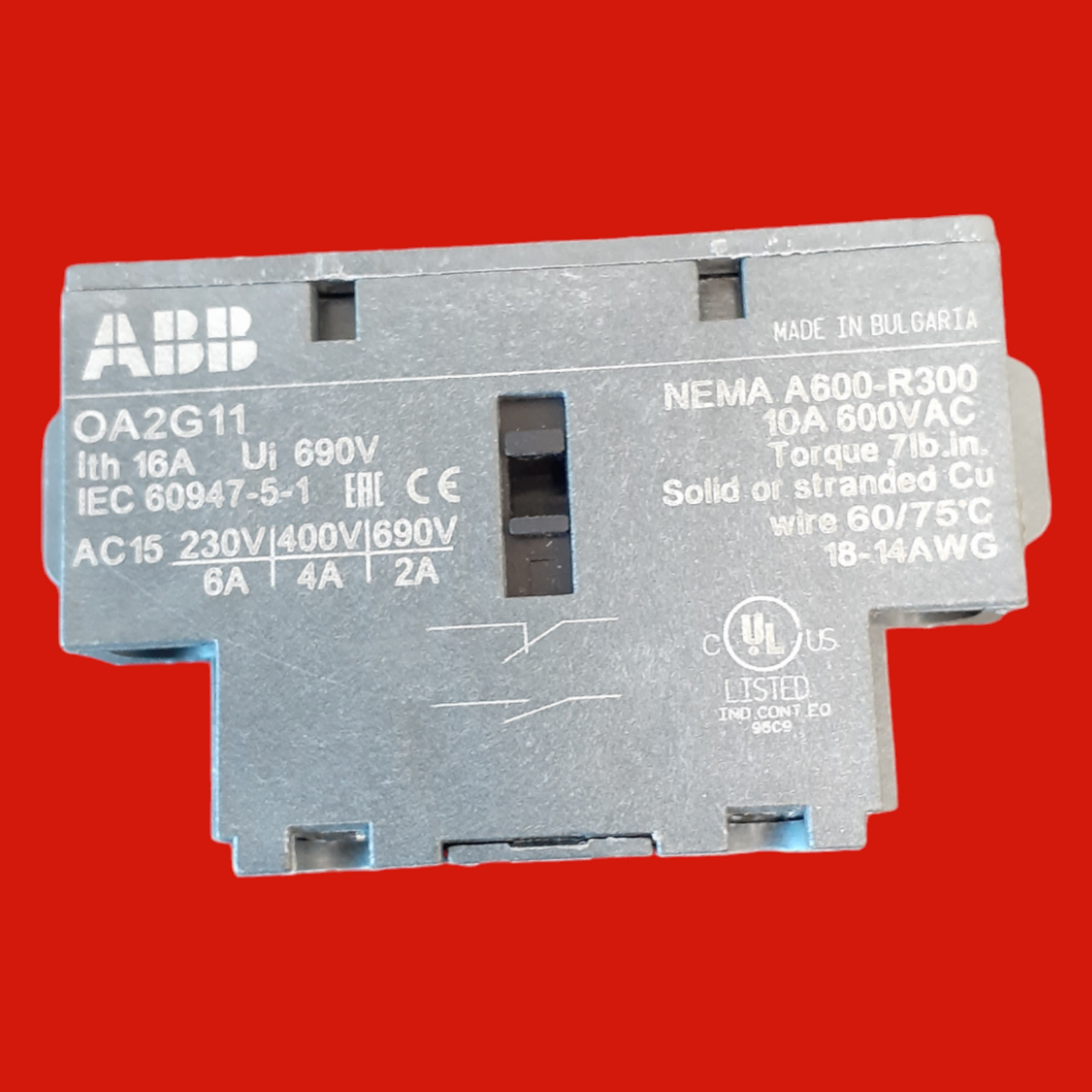 ABB OA2G11 Auxiliary Contact