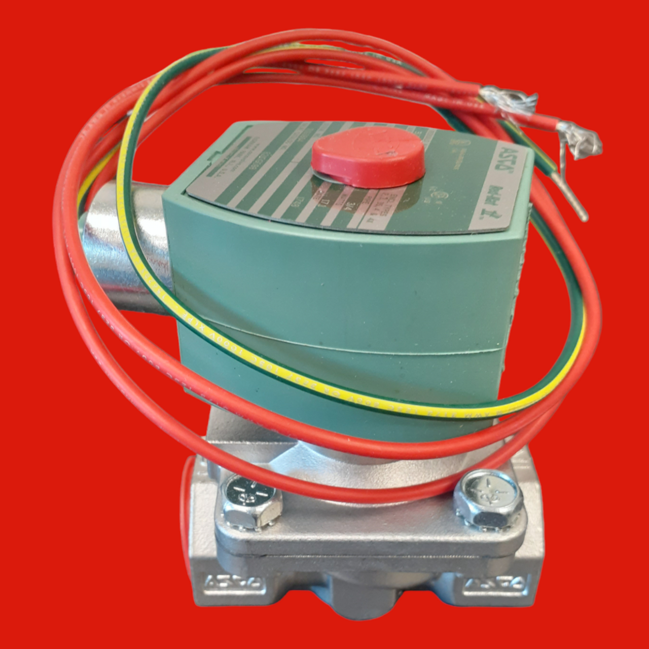 Asco 8210G088 Solenoid Valve: 2-Way, Normally Closed, 3/4 in Pipe Size, 110V AC/120V AC, Watertight