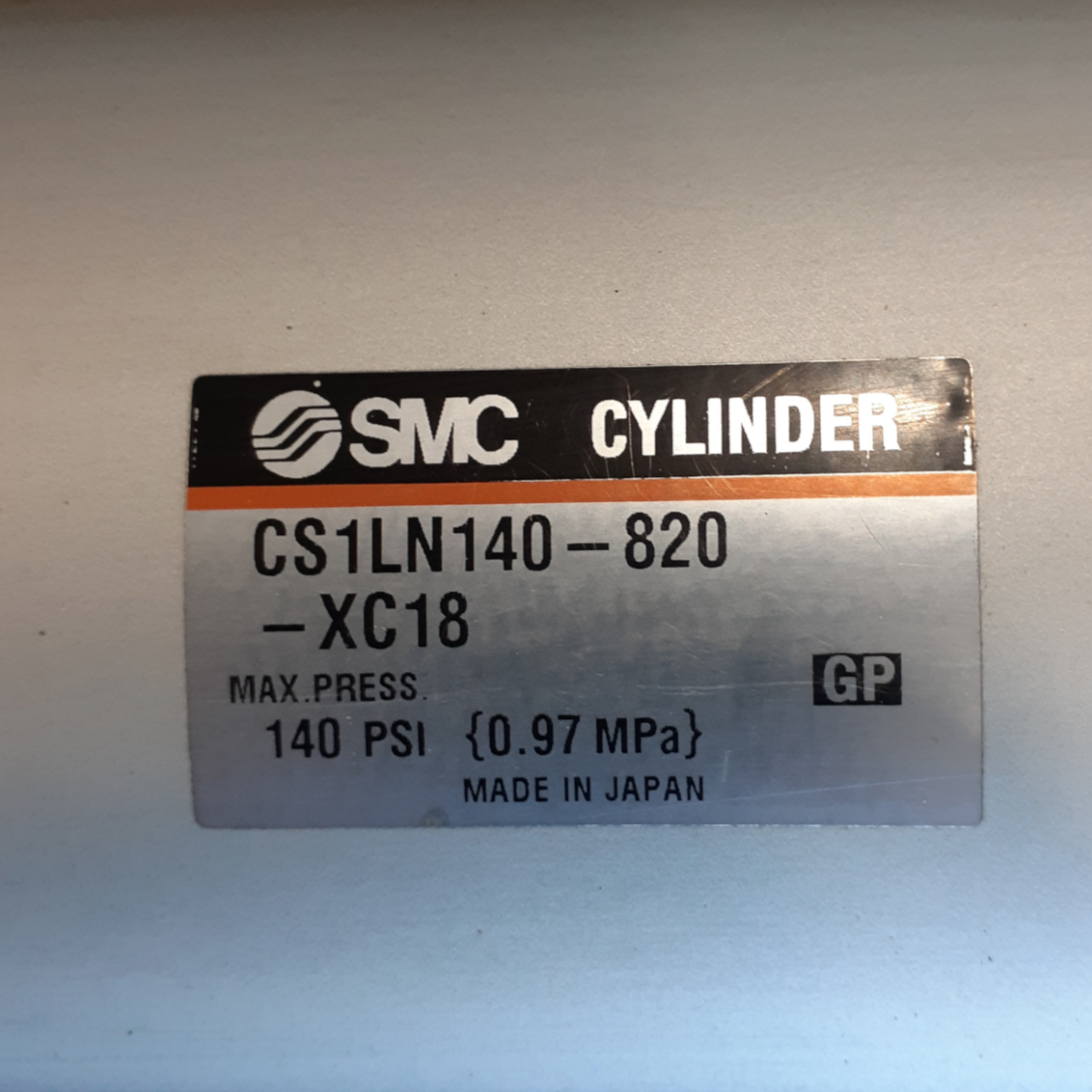 SMC CS1LN140-820-XC18 Cylinder