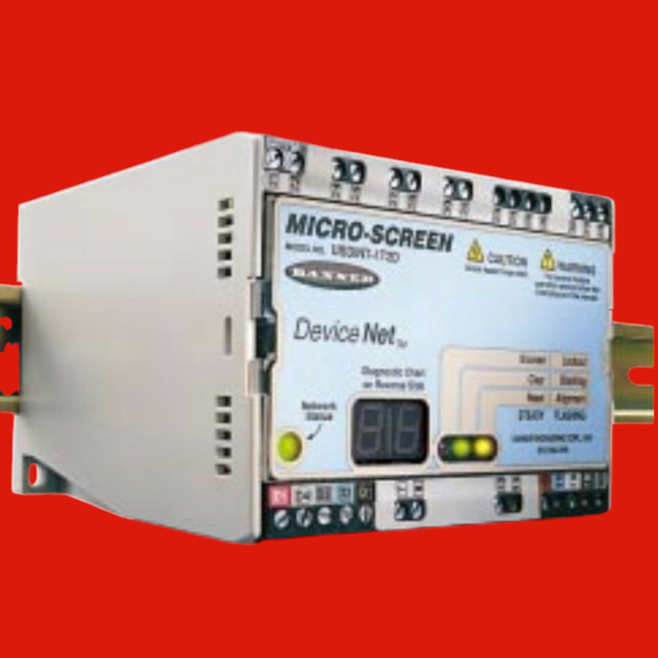 Banner 49785 USDINT-2T2 MICRO-SCREEN DIN Control Module