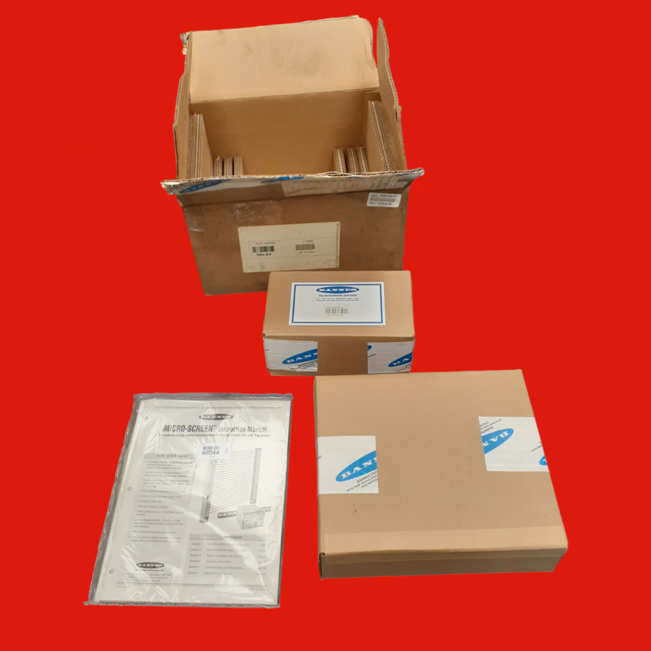 Banner 49785 USDINT-2T2 MICRO-SCREEN DIN Control Module