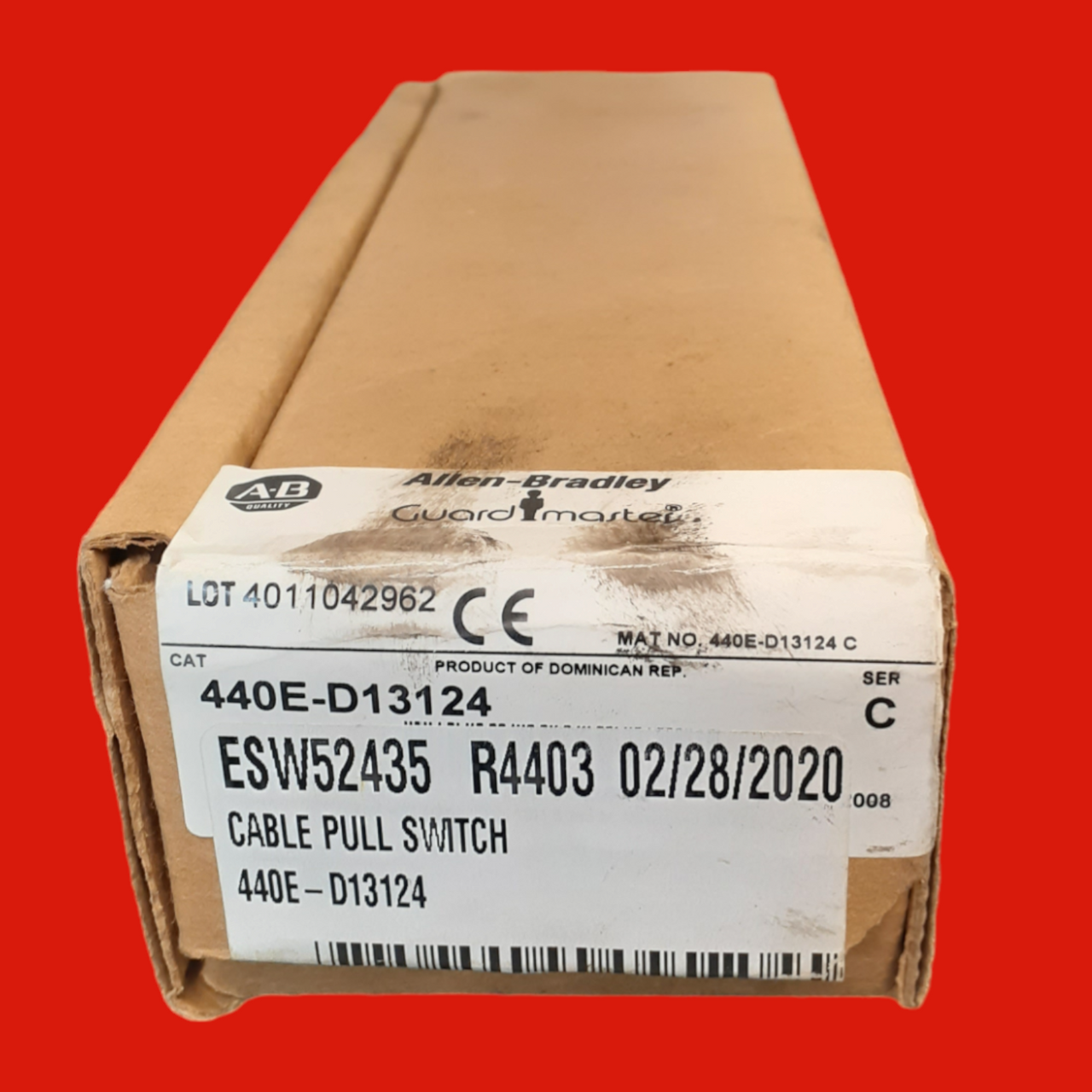 Allen Bradley 440E-D13124 Lifeline Emergency Cable Pull Switch