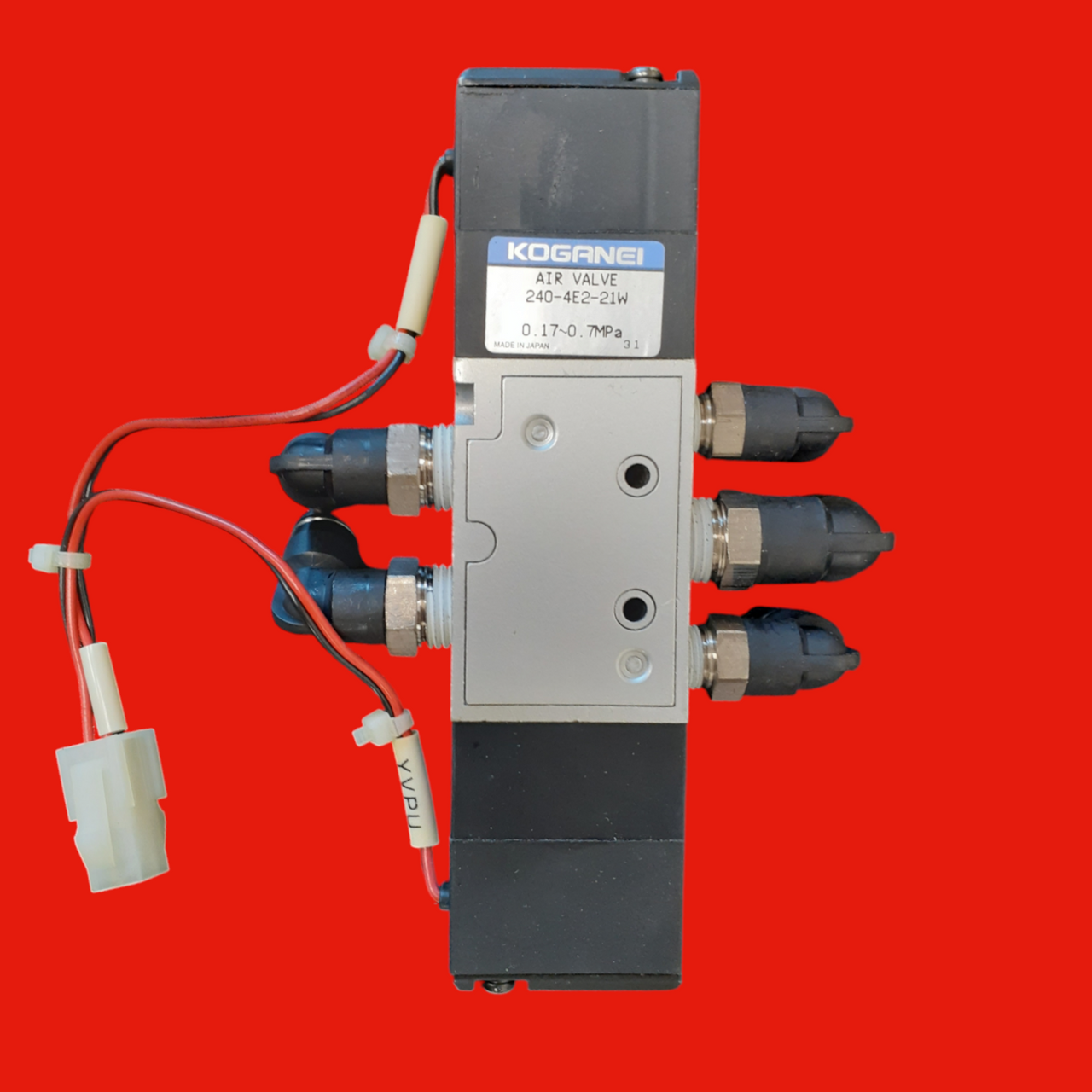 Koganei 240-4E2-21W 2 Position Double Solenoid Air Valve