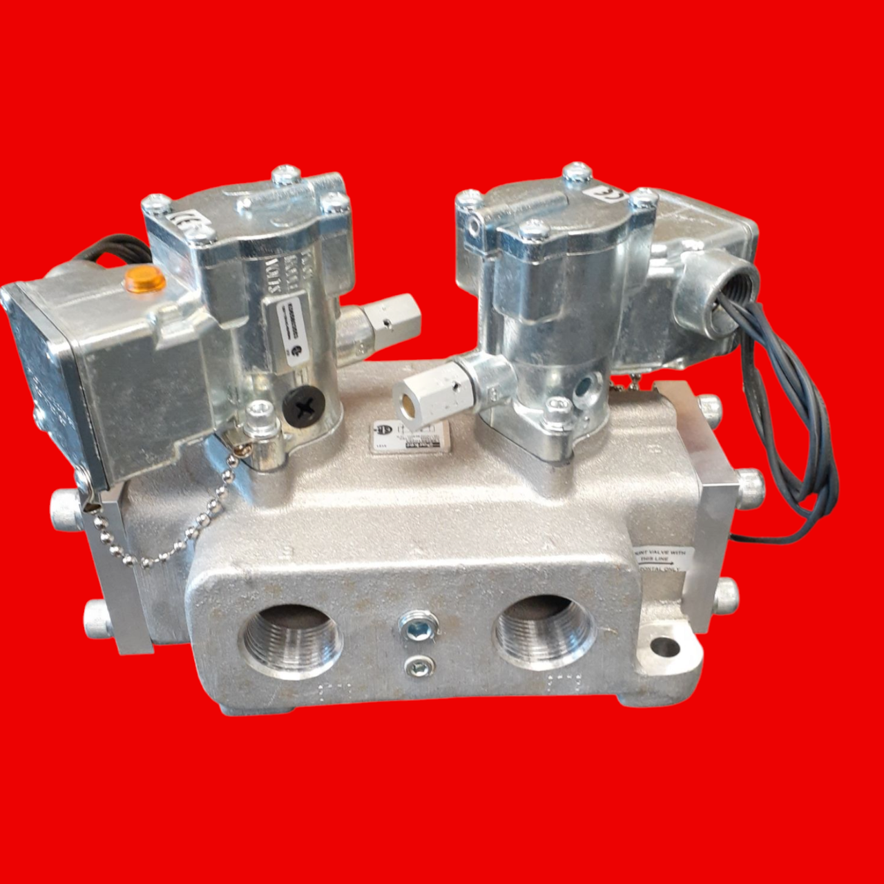 Parker L6858810253 Valvair II Double Solenoid Single Subbase Plug-in Valve