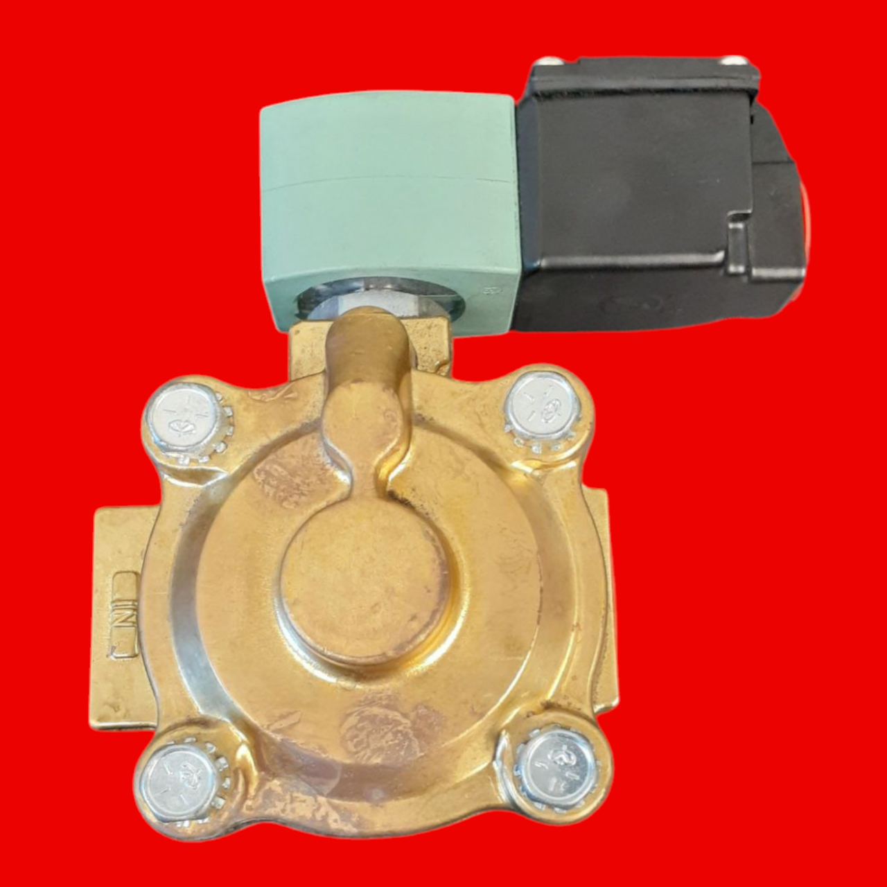 ASCO JKF8210G004 Brass Body Pilot Operated General Service Solenoid Valve,1" NPT