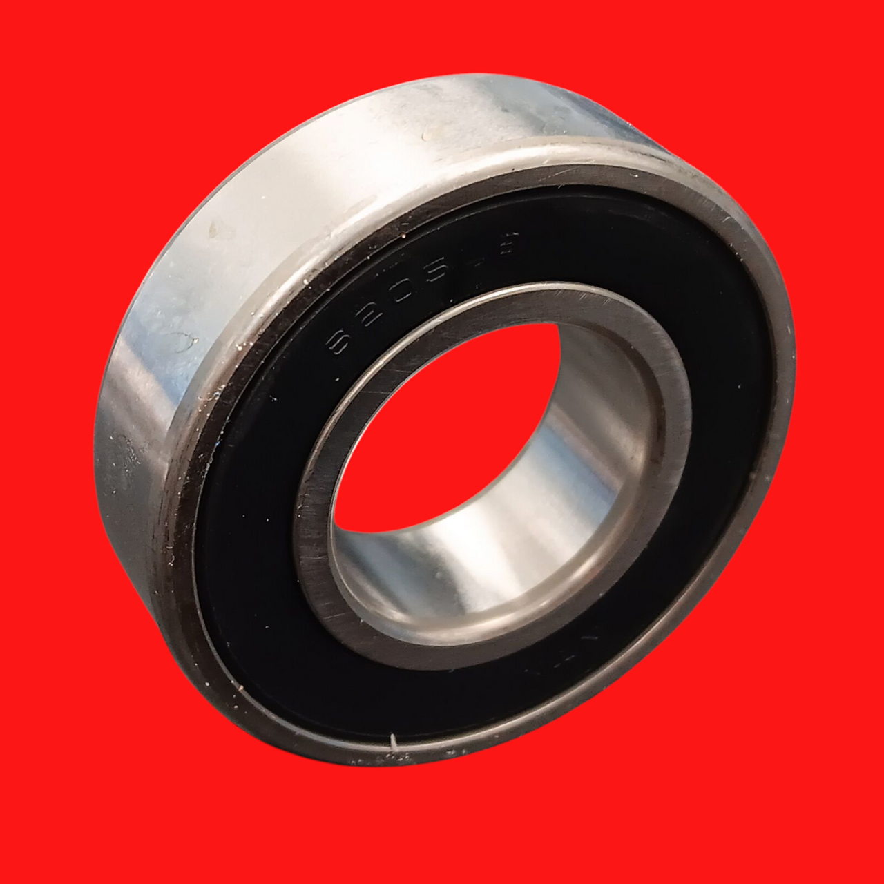 NTN 6205LLBC3/EM, Single Row Radial Ball Bearing - Double Sealed (Non-Contact Rubber Seal)