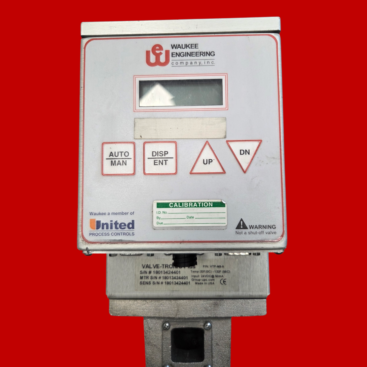 Waukee Valve-Tronic Plus, VTP-M9-5 with CFH 0-500 Nitrogen Flow Meter,  VTP-M9-5