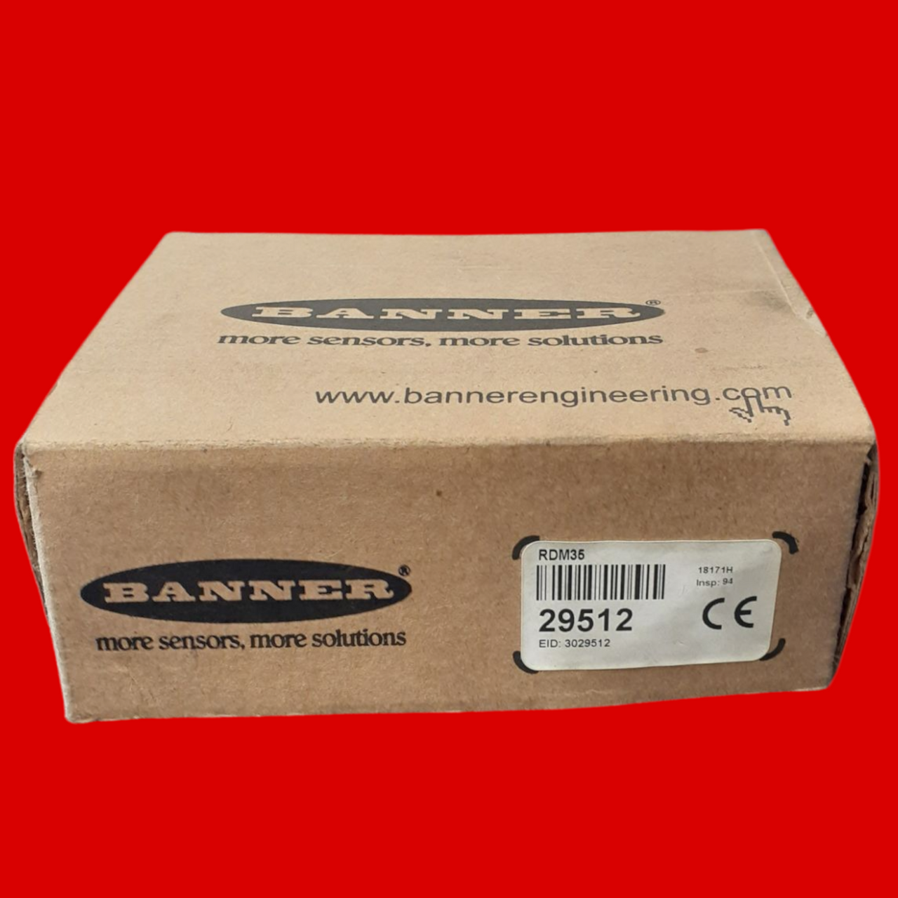 Banner 29512 RDM35 IVU Series 3.5" Machine Mountable Remote Touchscreen Display with Stylus