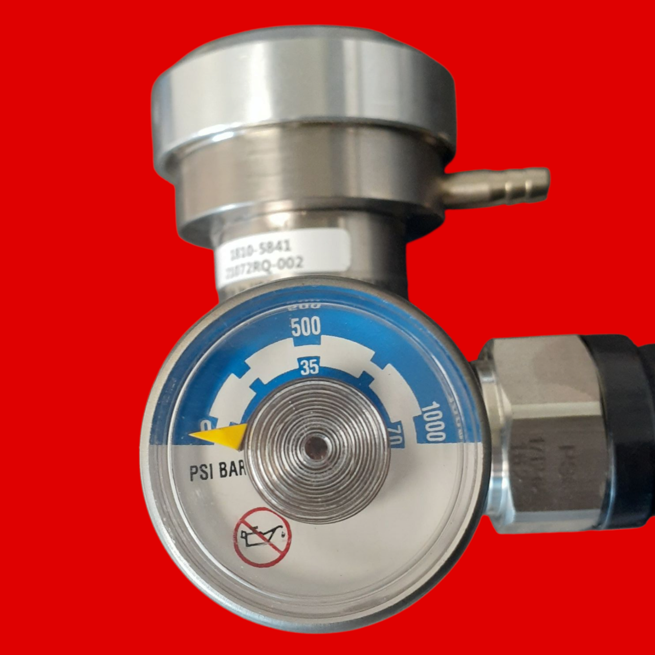 Industrial Scientific Demand Flow Regulator w/ iGas Pressure Switch for DSX Docking Stations, 18105841