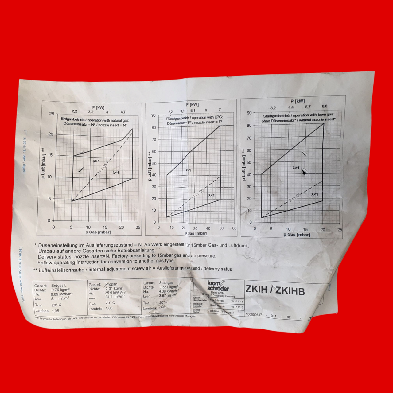 Honeywell Krom Schroder 84214030 Ionization Pilot Burner ZKIH300/100R