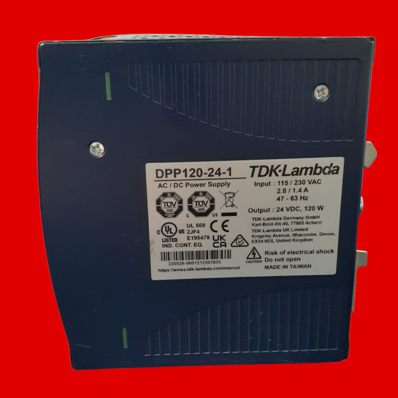 TDK-Lambda 24 VDC/5A Power Supply, DPP120-24-1