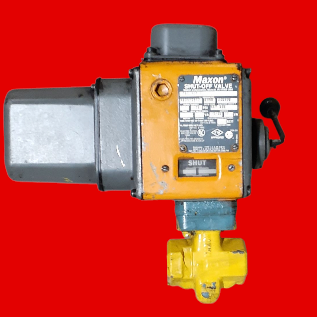 Maxon 3/4" Shutoff Valve with Time Delay, Natural Gas, 808-1