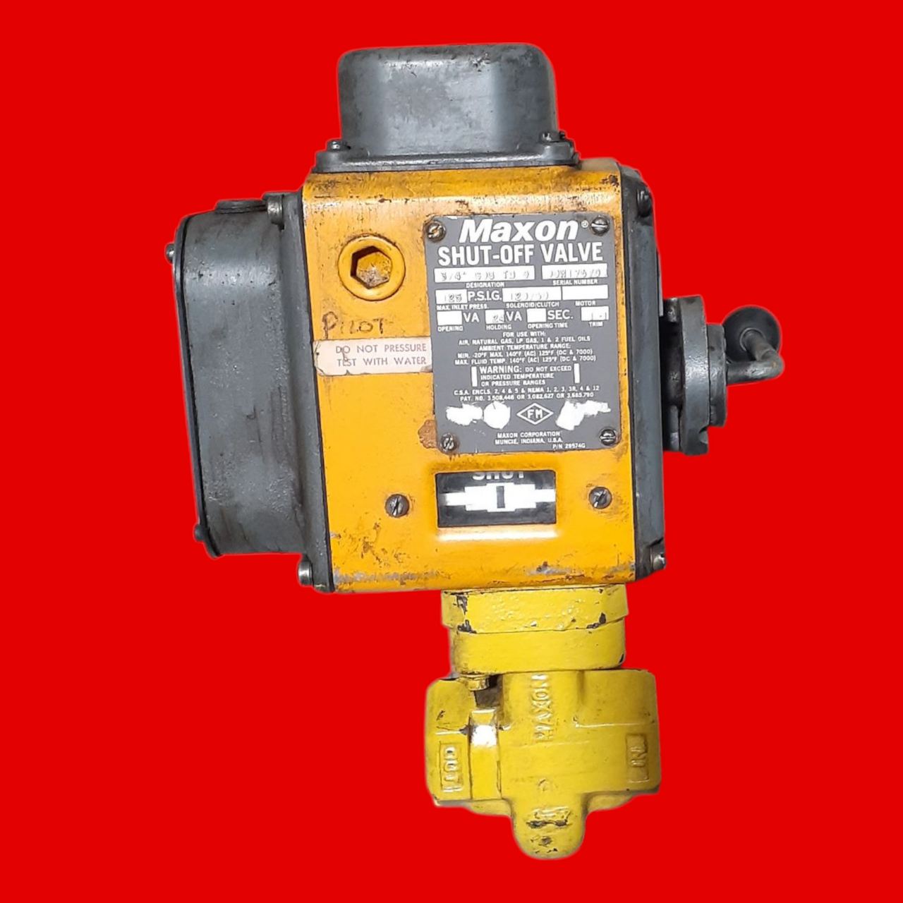 Maxon 3/4" Shut-Off Valve, 808 TD 0
