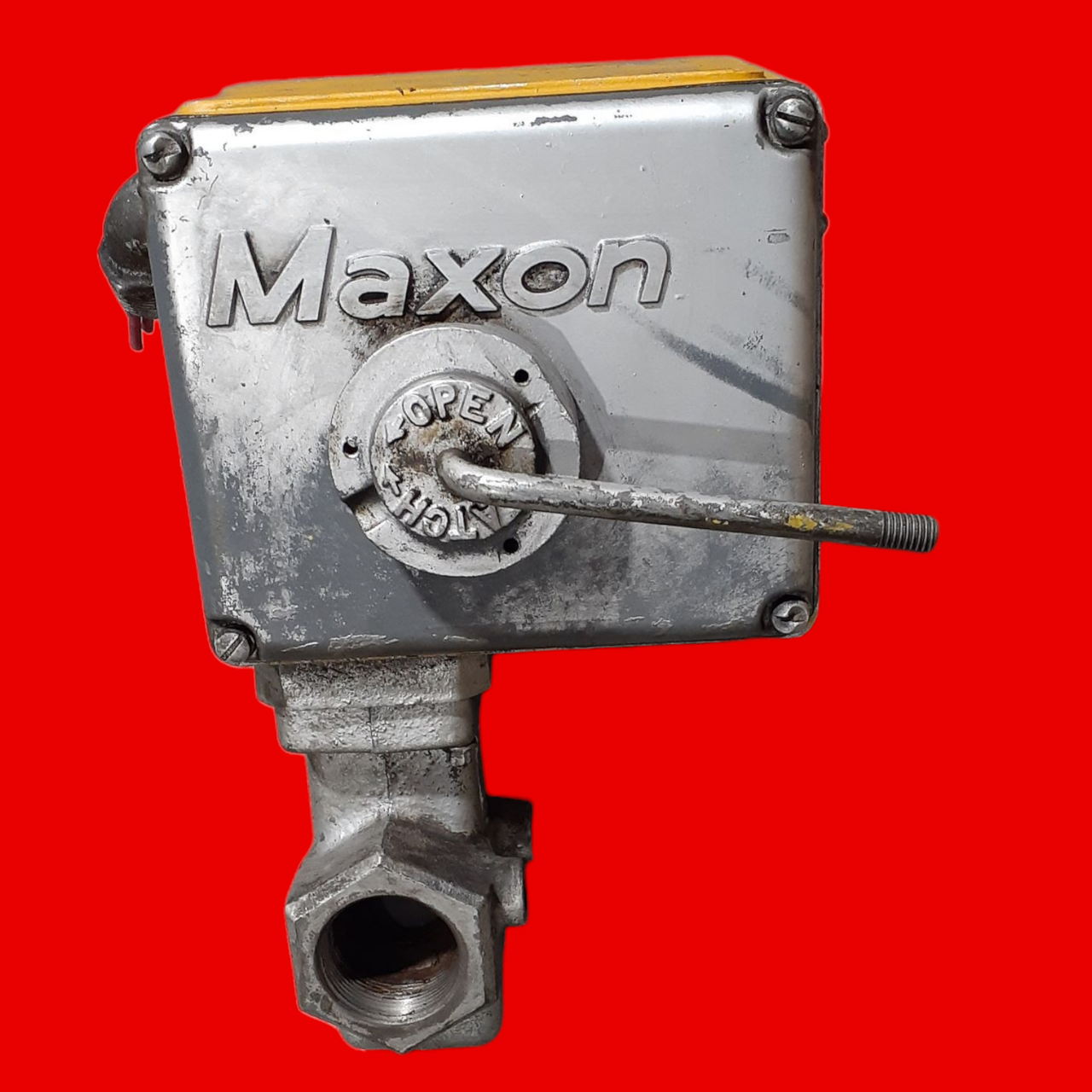 Maxon 808-0  1-1/2" Manual Reset, Trip Release Shut-Off Valve