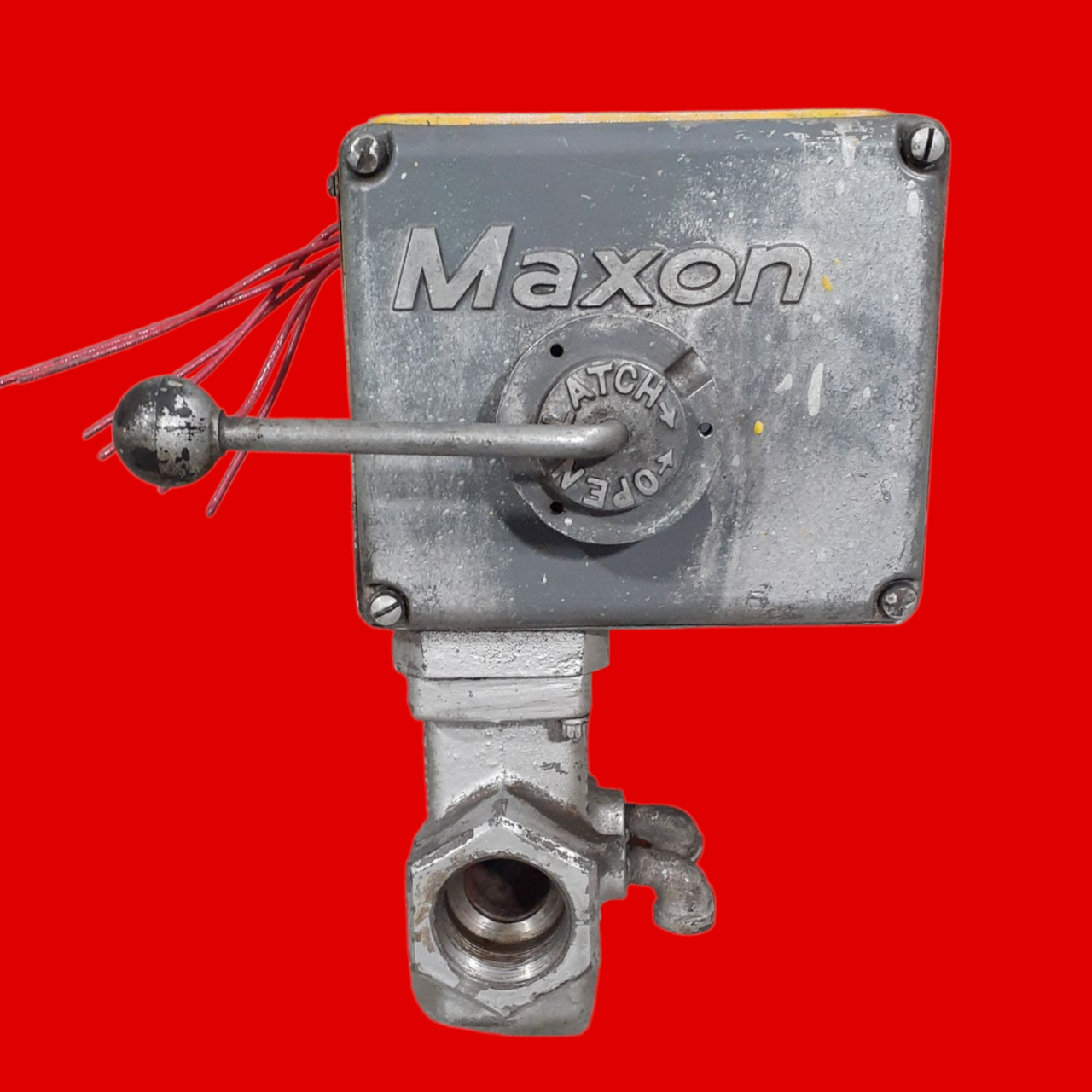 Maxon 1-1/2" Manual Reset, Trip Release Shut-Off Valve, 808 0