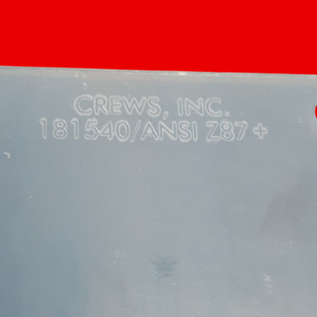 Crews Inc. 181540 8" x 15-1/2" Regular Face shield