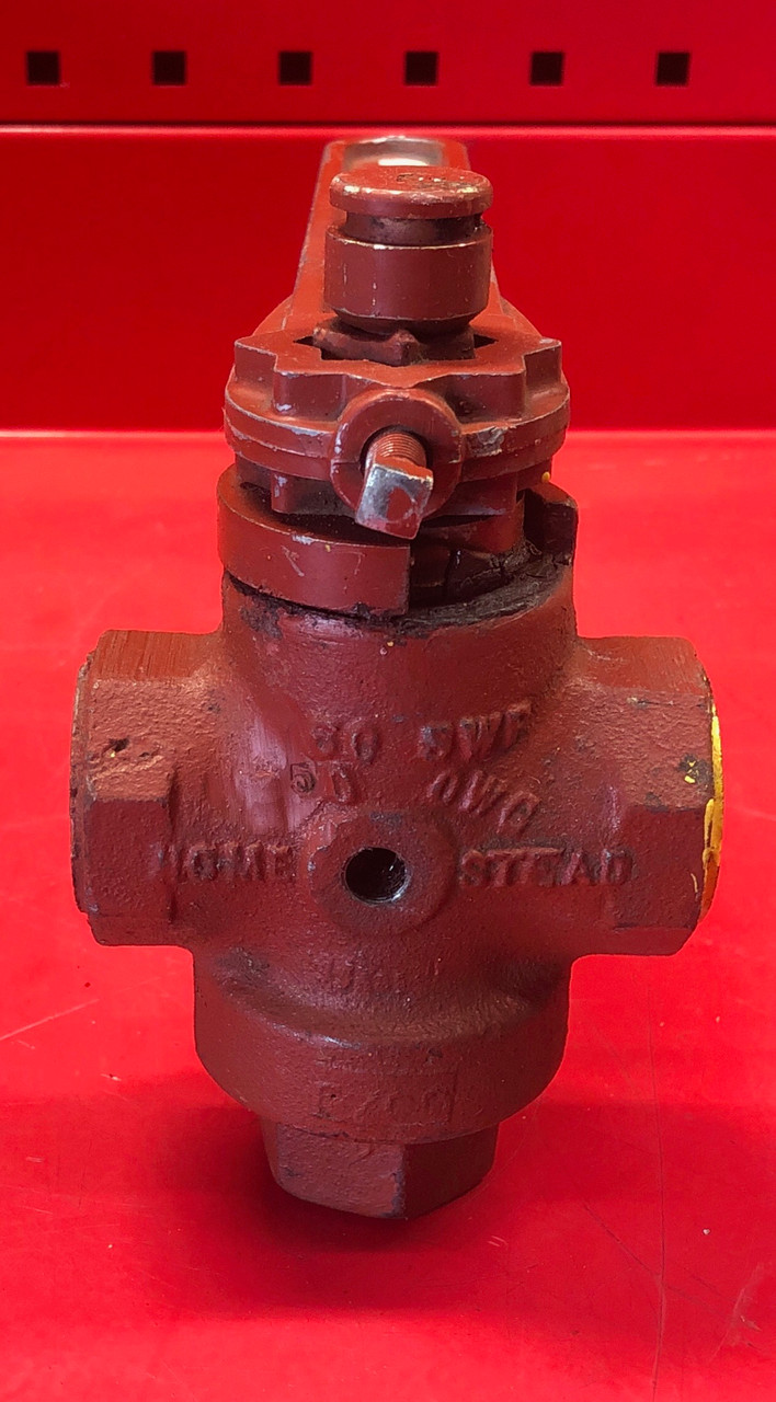 Homestead 611 1" Female Threaded Lubricated Plug Valve