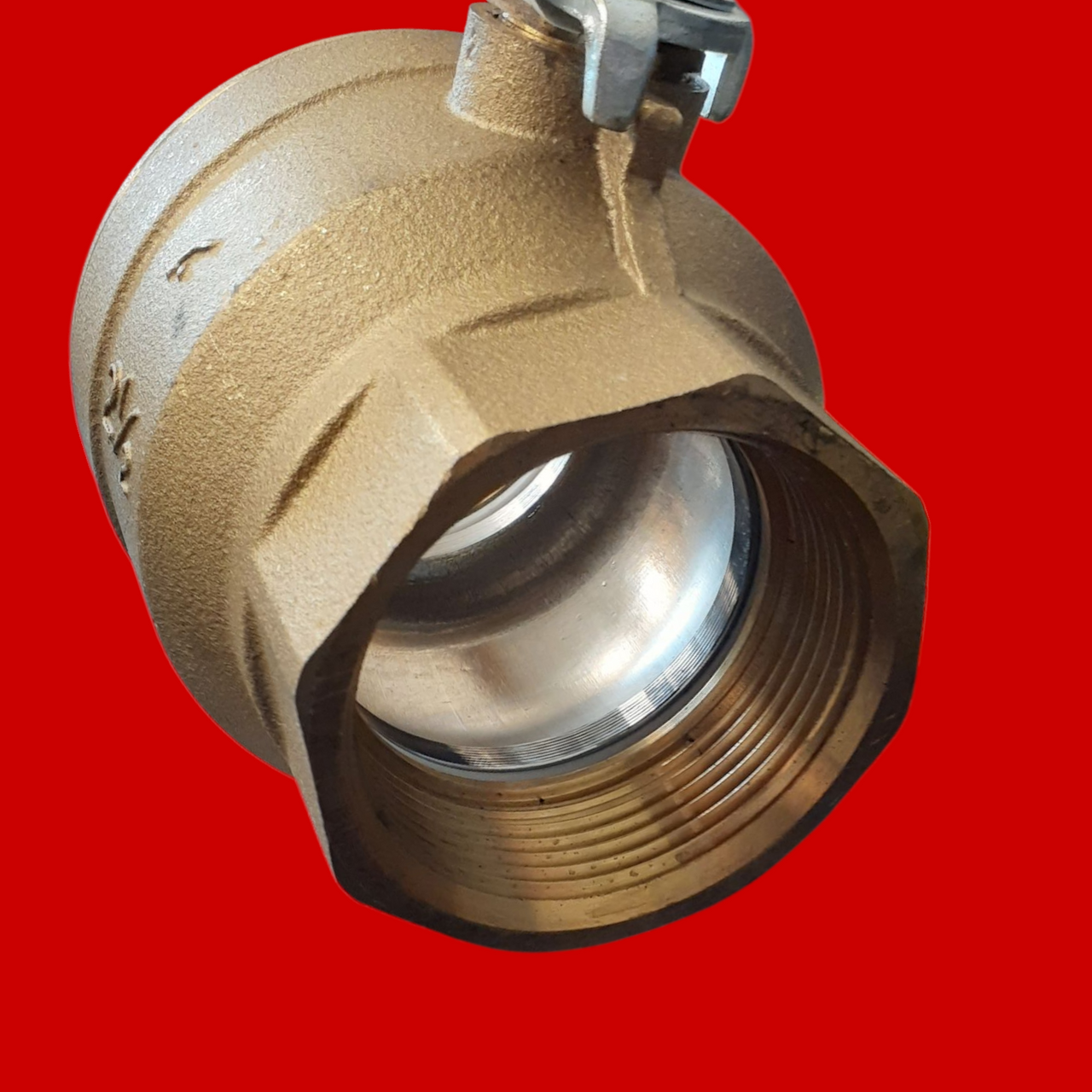 Legend Valve 2-1/2" T-1002/101-069 Forged Brass Full Port Ball Valve, Gland Follower Design