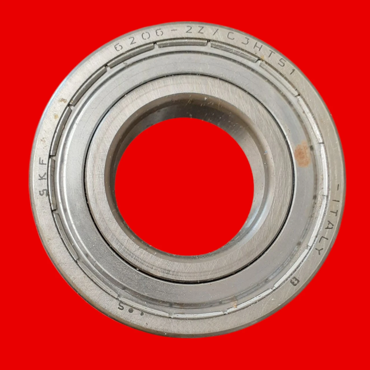 SKF 6206-2ZJEM Deep Groove Ball Bearing, 1.18 in Bore