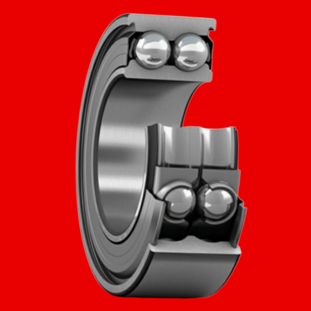 MRC 5305CFF Double Row Cylindrical Bore Angular Contact Ball Bearing, 0.98" ID