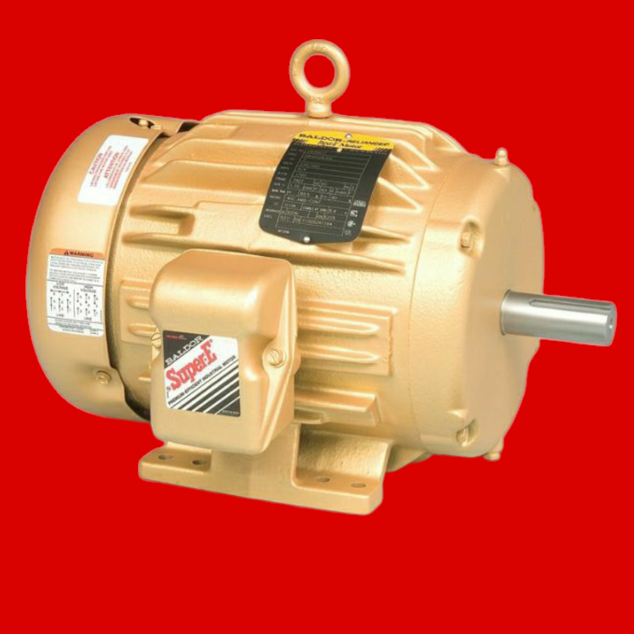 Baldor EM3770T General Purpose Motor, 7.5HP, 1770RPM, 3PH, 60HZ, 213T, 0738M, TEFC, F