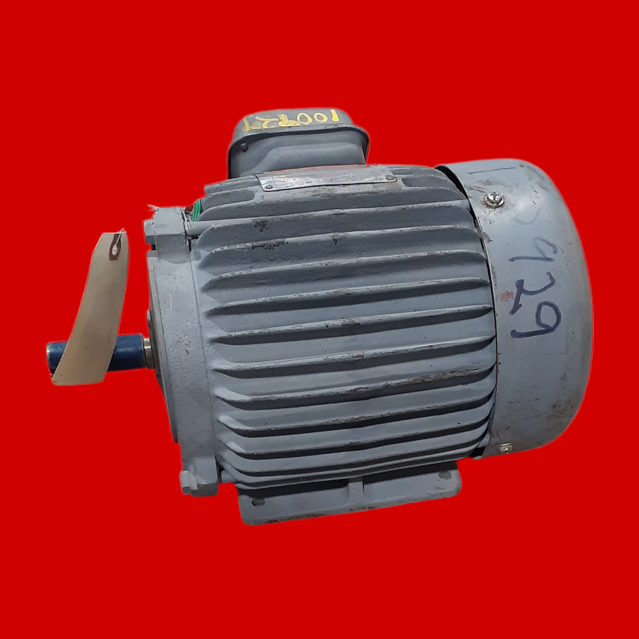 General Electric Induction Motor, 1 HP, 230/460V, 3 PH, 1160 RPM, 145T Frame, 5K145BC302A